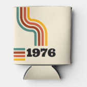 1976 Retro Vintage Poster Geburtstag oder Wiederse Dosenkühler (Vorderseite)