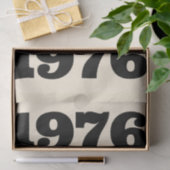 1976 Retro Vintage Poster Geburtstag oder Wiederse Seidenpapier (Geschenk)