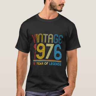 1976. Vintag 1976 Geburtstagsgeschenke für Geboren T-Shirt
