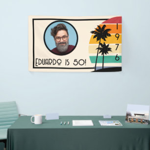 1976 Vintager Name des  benutzerdefinierten Fotos  Banner