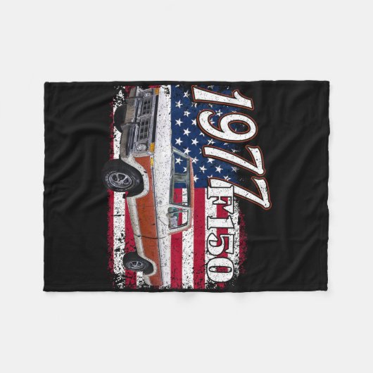1977 77 F150 4. Juli Amerikaner Fleecedecke (Vorderseite (Horizontal))