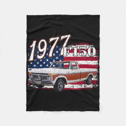 1977 77 F150 4. Juli Amerikaner Fleecedecke (Vorderseite)