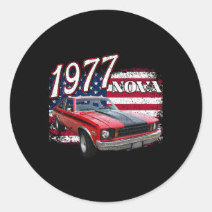 1977 77 Nova 2 Ss 4. Juli Amerikanisch Runder Aufkleber