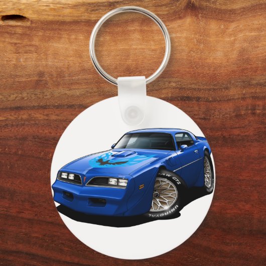 1977-78 Trans Am Blue Schlüsselanhänger (Vorderseite)