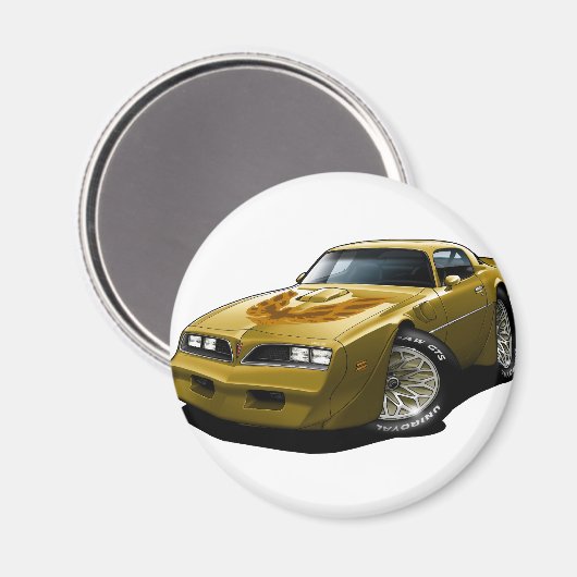 1977-78 Trans Am Gold Magnet (Vorderseite/Rückseite)