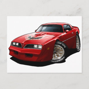 1977-78 Trans Am Red Postkarte