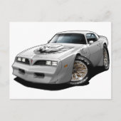 1977-78 Trans Am White Postkarte (Vorderseite)