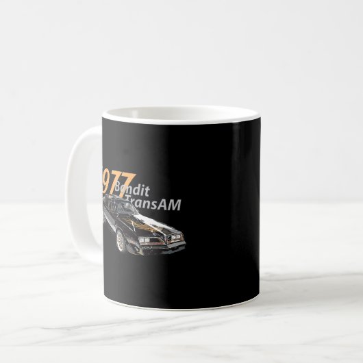 1977 Bandit Trans Am Muscle Cars Tank 1970S Kaffeetasse (Vorderseite Links)