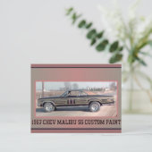 1977 CHEV SS 2 POSTKARTE (Stehend Vorderseite)