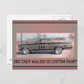 1977 CHEV SS 2 POSTKARTE (Vorne/Hinten)