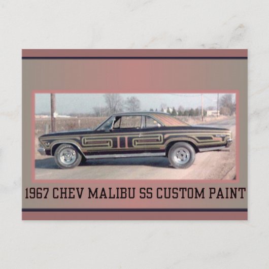 1977 CHEV SS 2 POSTKARTE (Vorderseite)