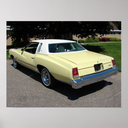 1977 Chevrolet/Chevrolet Monte Carlo Poster (Vorne)