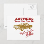 1977 Chevrolet El Camino Postkarte (Vorne/Hinten)