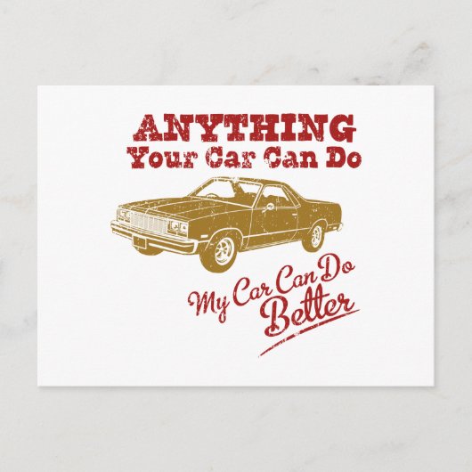 1977 Chevrolet El Camino Postkarte (Vorderseite)