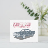 1977 Chevrolet El Camino Postkarte (Stehend Vorderseite)