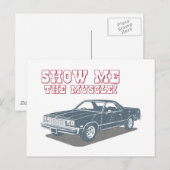 1977 Chevrolet El Camino Postkarte (Vorne/Hinten)