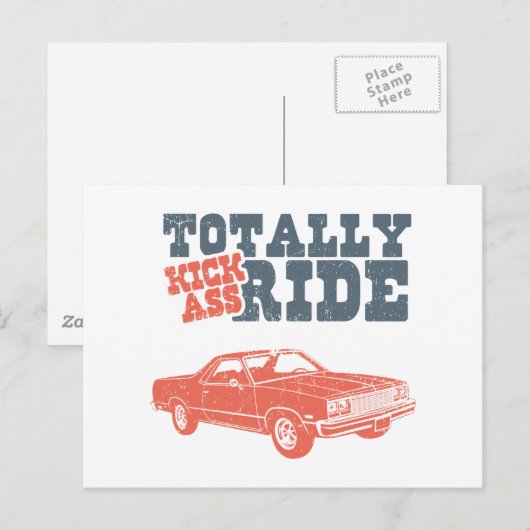 1977 Chevrolet El Camino Postkarte (Vorne/Hinten)