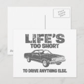 1977 Chevrolet El Camino Postkarte (Vorne/Hinten)