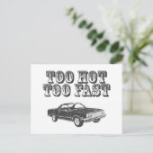 1977 Chevrolet El Camino Postkarte (Stehend Vorderseite)