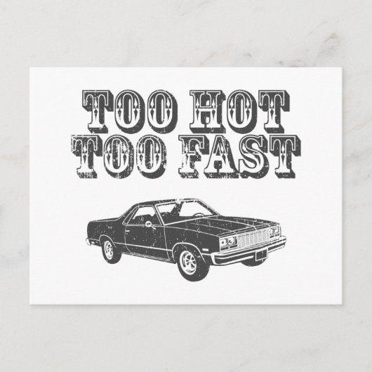 1977 Chevrolet El Camino Postkarte (Vorderseite)