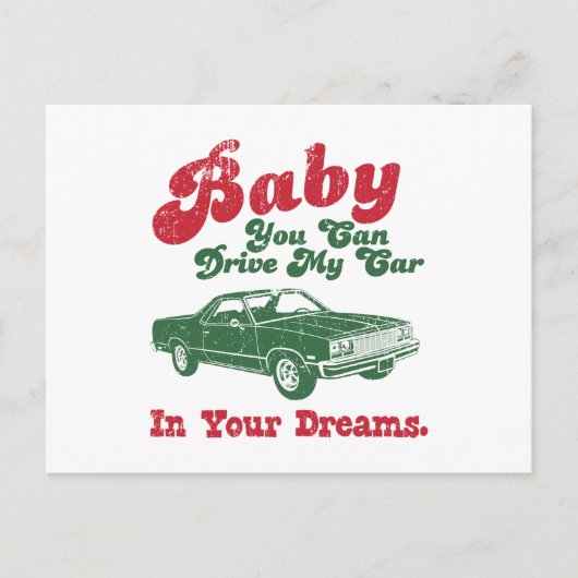 1977 Chevrolet El Camino Postkarte (Vorderseite)