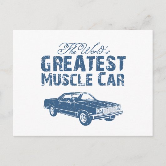 1977 Chevrolet El Camino Postkarte (Vorderseite)