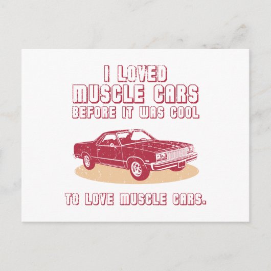 1977 Chevrolet El Camino Postkarte (Vorderseite)