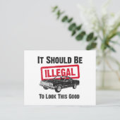 1977 Chevrolet El Camino Postkarte (Stehend Vorderseite)