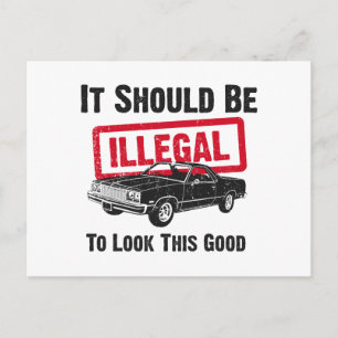 1977 Chevrolet El Camino Postkarte