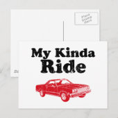 1977 Chevrolet El Camino Postkarte (Vorne/Hinten)