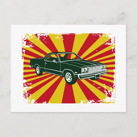 1977 Chevrolet El Camino Postkarte (Vorderseite)