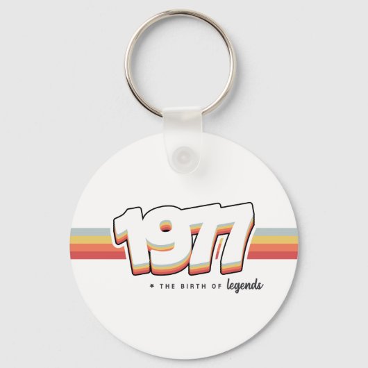 1977 Die Geburt von Legenden Schlüsselanhänger (Vorderseite)
