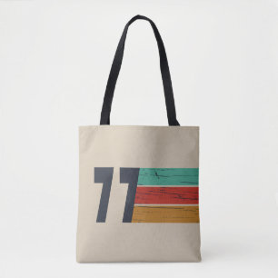 1977 geboren elegantes Vintage-Geburtstagsgeschenk Tasche