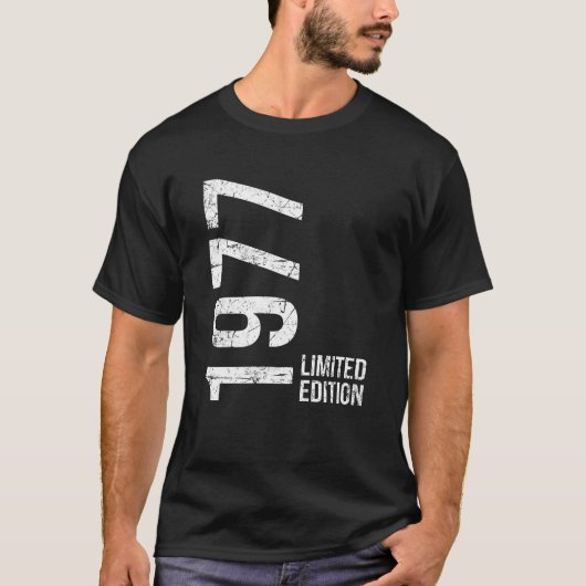 1977 Geburtsjahr Wird 49 Vintage-Feier T-Shirt (Vorderseite)