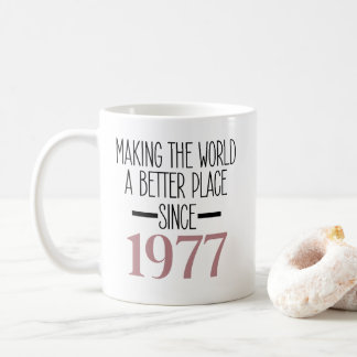 1977 Geburtstag 50 50. Jahr alte Frauen Urgroßmutt Kaffeetasse