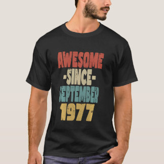 1977 Geburtstag Vintages Retro Phantastisch seit S T-Shirt