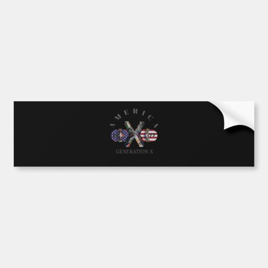 1977 Generation X American Skateboard Autoaufkleber (Vorne)