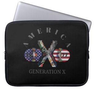1977 Generation X American Skateboard Laptopschutzhülle