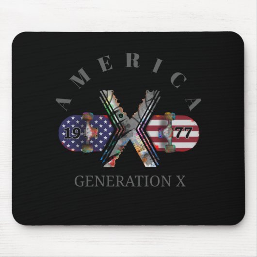 1977 Generation X American Skateboard Mousepad (Vorne)