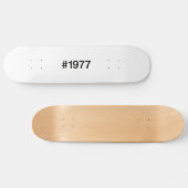 1977 Hashtag 48 Geburtstag Skateboard (Horizontal)