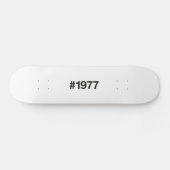 1977 Hashtag 48 Geburtstag Skateboard (Horizontal)