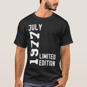 1977 Juli Happy Birthday Party T-Shirt