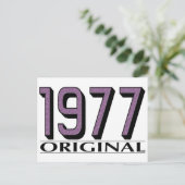 1977 Original Postkarte (Stehend Vorderseite)