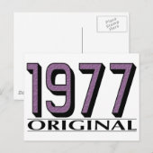 1977 Original Postkarte (Vorne/Hinten)