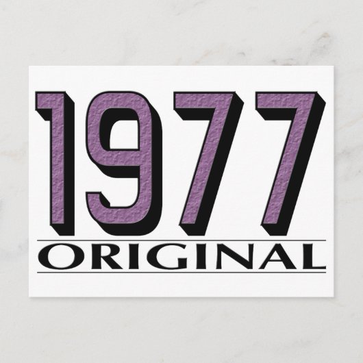 1977 Original Postkarte (Vorderseite)