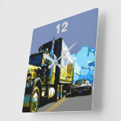 1977 TRANS QUADRATISCHE WANDUHR (Winkel)