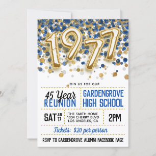 1977 Uni-Wiedersehen Einladung