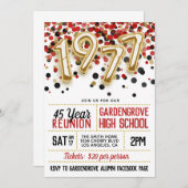 1977 Uni-Wiedersehen Einladung (Vorne/Hinten)