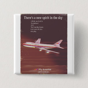 1977 Vintages Airliner-Poster Button