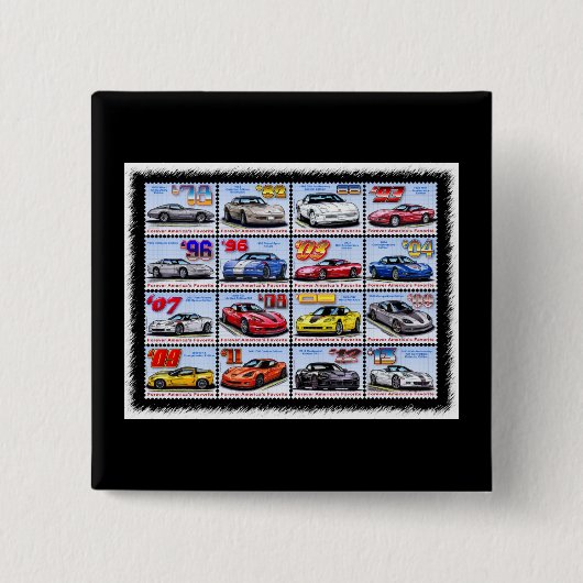 1978-2013 Sonderausgabe-Korvette-Montage Button (Vorderseite)